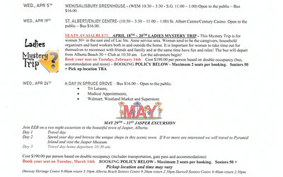 EAST END BUS SCHEDULE MARCH