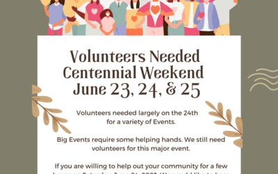 Volunteers for Centennial Weekend