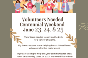 Volunteers for Centennial Weekend