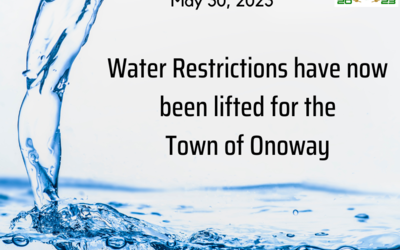 Water Restrictions Lifted May 30th