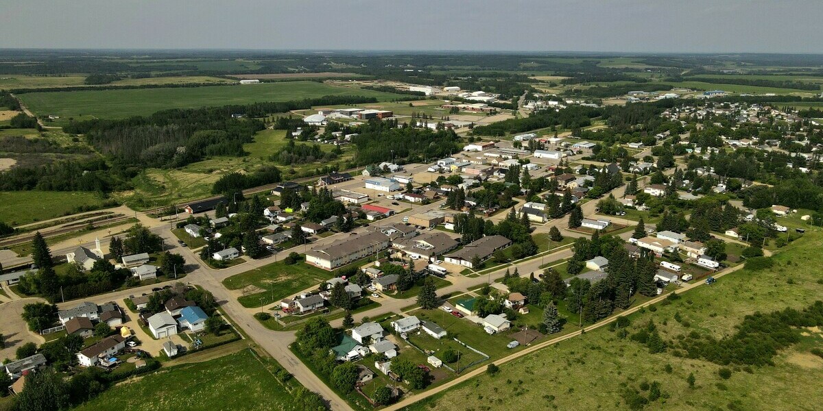 Aerial Photo of Onoway